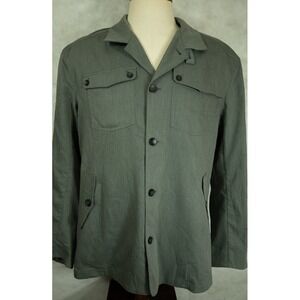 Nau Mens Recycled Polyester Organic Cotton Field Jacket Grey XXL Utility Coat